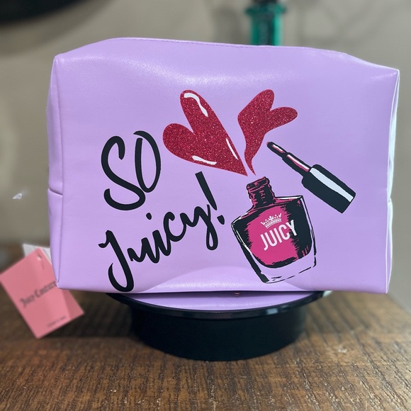 Juicy Couture Purple Cosmetic Bag, new! - Picture 1 of 7